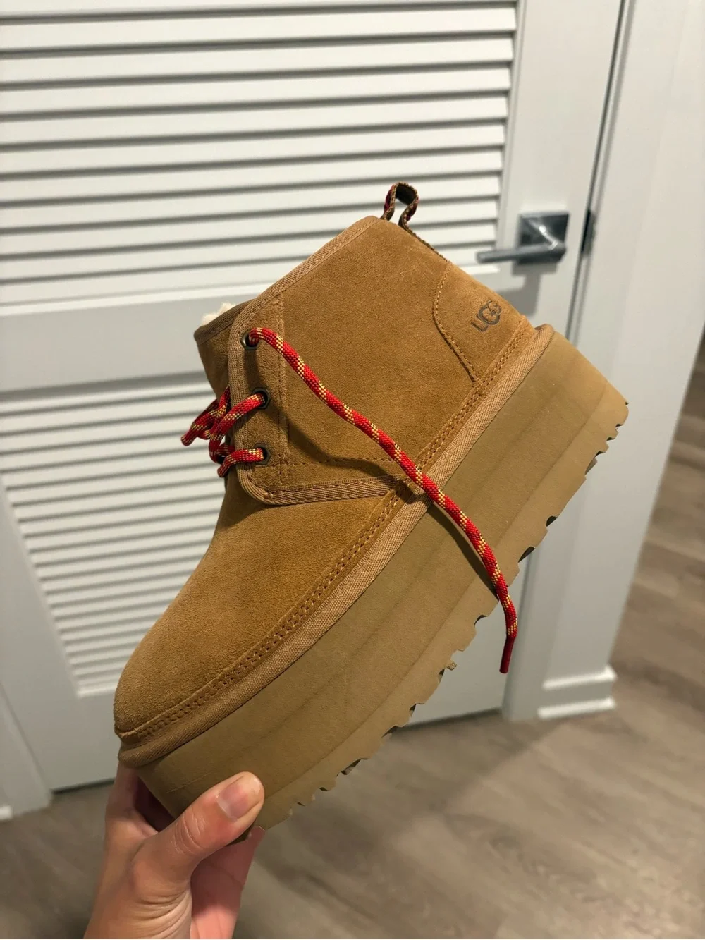 UGG Neumel Heritage Chestnut Platform Boots